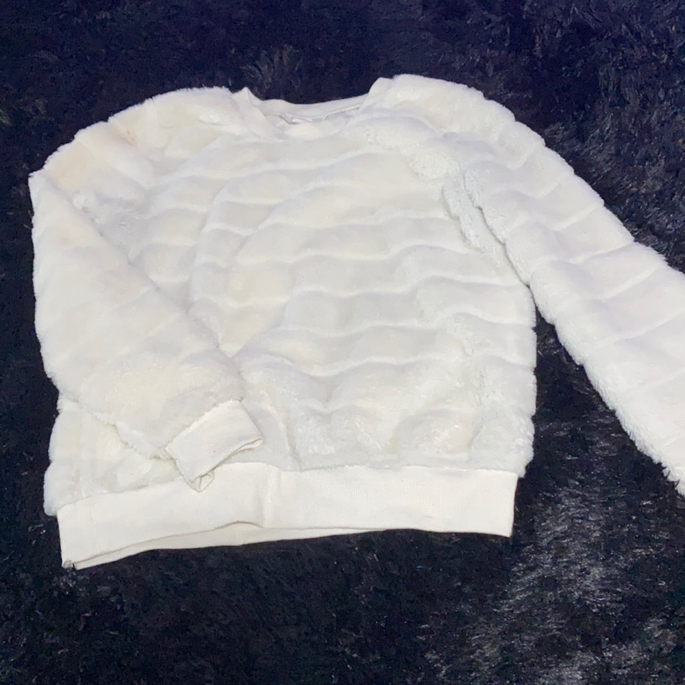 Fluffy winter sweater